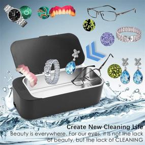 img 3 attached to 💎 Compact and Powerful Professional Ultrasonic Cleaner for Portable Eyeglasses