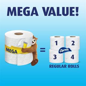 img 3 attached to 🧻 Charmin Ultra Strong Toilet Paper Mega Rolls - 18 Count, 286 Sheets Per Roll - High-Quality Bathroom Tissue for Lasting Durability