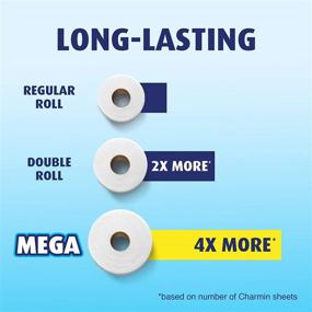 img 2 attached to 🧻 Charmin Ultra Strong Toilet Paper Mega Rolls - 18 Count, 286 Sheets Per Roll - High-Quality Bathroom Tissue for Lasting Durability