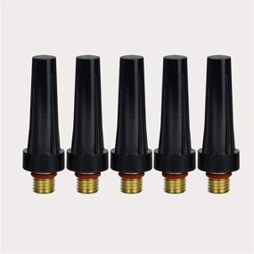 img 1 attached to 🔧 Medium TIG Back Caps for SR PDA DB WP 9 20 25 TIG Welding Torch - Pack of 5