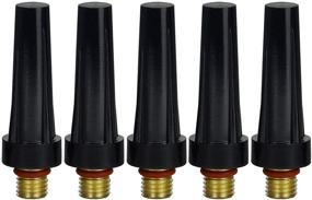 img 4 attached to 🔧 Medium TIG Back Caps for SR PDA DB WP 9 20 25 TIG Welding Torch - Pack of 5