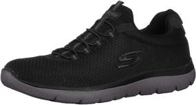 img 1 attached to Skechers Summits Sneakers Black Charcoal Men's Shoes