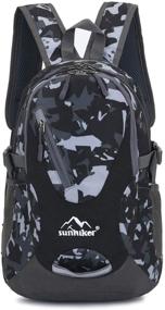 img 4 attached to Cycling Backpack Sunhiker Resistant Lightweight Backpacks for Casual Daypacks