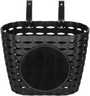 🚲 garneck children bike basket: easy installation, detachable front handlebar basket for kids bike - black, size s logo