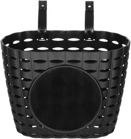 img 4 attached to 🚲 Garneck Children Bike Basket: Easy Installation, Detachable Front Handlebar Basket for Kids Bike - Black, Size S