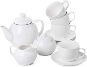 img 4 attached to ☕ Porcelain Tea Creamer Service Saucer: Elevate Your Tea Experience