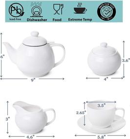 img 2 attached to ☕ Porcelain Tea Creamer Service Saucer: Elevate Your Tea Experience