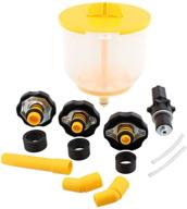 💦 efficient and mess-free: abn ac radiator funnel fill kit - spill-proof coolant flush set for no-spill refilling, bleeding, and bleeder-free coolant maintenance logo