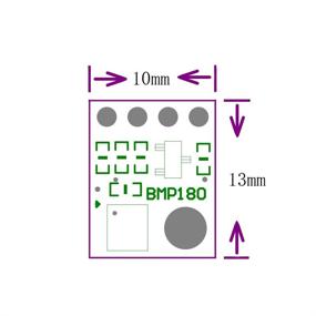 img 1 attached to 🌡️ BMP180 Altitude Sensor Module with Temperature and Barometric Pressure Readings by OctagonStar