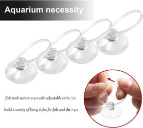 img 2 attached to FEBSNOW Aquarium Suction Cups Adjustable