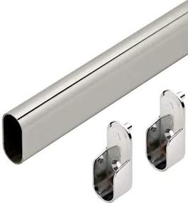 img 1 attached to Wardrobe Polished Closet Supports Chrome Plated