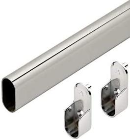 img 3 attached to Wardrobe Polished Closet Supports Chrome Plated