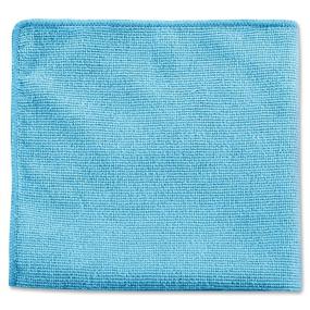 img 4 attached to 🧽 Rubbermaid Commercial 12" x 12" Microfiber Light Duty Cleaning Cloth, Blue, 24-Pack for Efficient Cleaning (1820579)