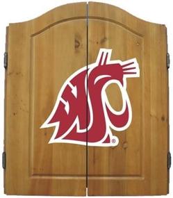 img 2 attached to Washington Cougars Cabinet Bristle Dartboard