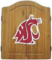 washington cougars cabinet bristle dartboard logo