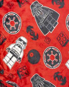 img 2 attached to 👦 Boys LEGO Star Wars Robe Set: Darth Vader Bathrobe Pajamas with Slippers, Sizes 4/5-10/12
