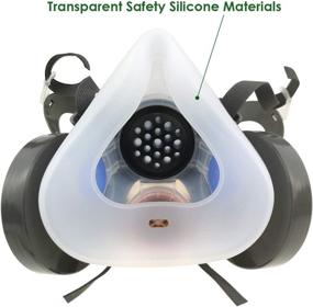 img 2 attached to 🧪 SYINE Industrial Pesticide Dustproof Respirator: Protect Yourself with Enhanced Safety