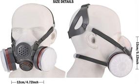 img 3 attached to 🧪 SYINE Industrial Pesticide Dustproof Respirator: Protect Yourself with Enhanced Safety