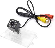 asatah 8 led adjustable angle car rear view camera for jeep compass/jeep patriot/jeep liberty 2011~2015 &amp logo