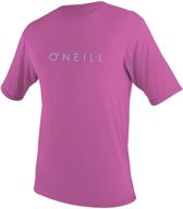 discover the o'neill youth basic skins upf 30+ short βοΈ sleeve sun shirt - maximum protection for youth in the sun logo
