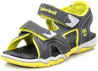 👟 blackout timberland adventure two strap boys' toddler shoes логотип