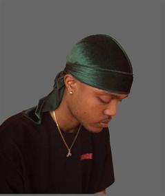 img 3 attached to Durags Waves Velvet Headwear Headwraps