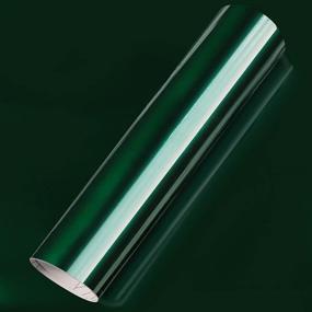 img 2 attached to 🚗 TECKWRAP Metallic Gloss Green Car Wrap Film Roll 11.5"x 60" with Air Release - Crystal Emerald