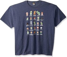 img 1 attached to Nintendo Pixel T-Shirt: Classic Black (Large) - Shop Now!