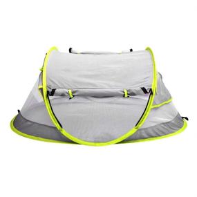 img 4 attached to 🏖️ Пляжная палатка Epltion 2021 для малышей: мгновенный навес от солнца с УФ-защитой для младенцев - рейтинг UPF 50+, в комплекте сумка для переноски