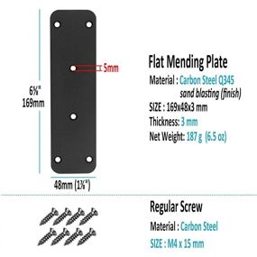 img 2 attached to Straight Connector Furniture Thickness Included