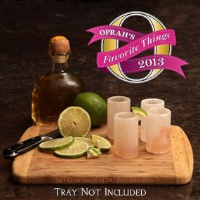 img 3 attached to 🍸 The Spice Lab Tequila Shot Glasses - Pink Himalayan Salt Tequila Shot Glasses - 4 Pack - Easy Pour, Shoot, and Lime Bite - Natural - Ideal for Your Bar