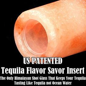 img 1 attached to 🍸 The Spice Lab Tequila Shot Glasses - Pink Himalayan Salt Tequila Shot Glasses - 4 Pack - Easy Pour, Shoot, and Lime Bite - Natural - Ideal for Your Bar