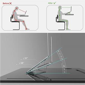 img 1 attached to Ultrathin Folding Portable Compatible Surface Laptop Accessories