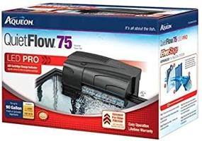 img 2 attached to 🐠 Aqueon QuietFlow Power Aquarium Filter Bundle with 3 Replacement Filter Cartridges