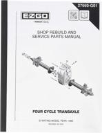 ezgo 27660g01 1992 2008 4 cycle transaxle logo