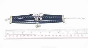 img 1 attached to Cheer Bracelet Cheerleading - Perfect Cheer Charm Bracelet for Cheerleaders of All Ages!