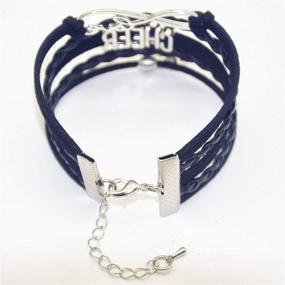 img 2 attached to Cheer Bracelet Cheerleading - Perfect Cheer Charm Bracelet for Cheerleaders of All Ages!