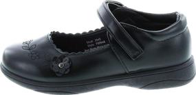 img 3 attached to Petalia Girls School Uniform Shoes: Stylish Flats for Girls' School Uniforms