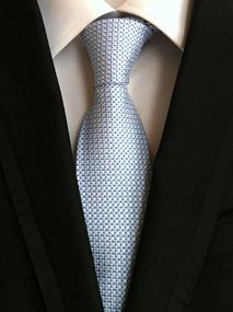 img 2 attached to WeiShang Classic Necktie Woven JACQUARD Men's Accessories for Ties, Cummerbunds & Pocket Squares