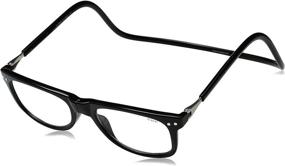 img 4 attached to 👓 Clic Magnetic Ashbury Reading Glasses: Stylish Eyeglasses in Black or Tortoise