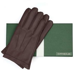 img 3 attached to 🧤 Men's Downholme Classic Leather Cashmere Gloves - Premium Accessories for Gloves & Mittens