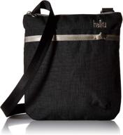 «👜 хокку маленький revel экологичная блокирующая rfid кроссбоди-сумка для путешествий для женщин: стильная и надежная!» логотип
