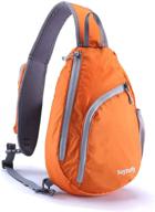 suyzufly backpack crossbody shoulder resistant outdoor recreation logo