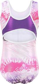 img 4 attached to NXmaoyi Gymnastics Leotards Sparkling Sportswear