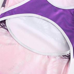 img 1 attached to NXmaoyi Gymnastics Leotards Sparkling Sportswear