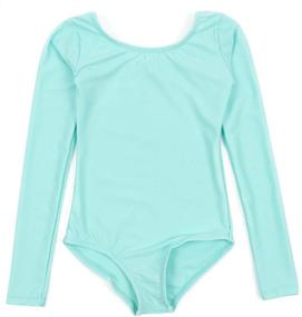 img 1 attached to 👗 Leveret Girls Leotard Sleeve Medium Girls' Clothing: Fashionable and Comfy Activewear for Active Girls