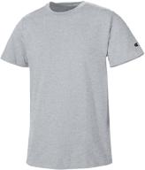 champion basic short sleeve shirt_white_l men's clothing logo