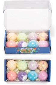 img 3 attached to 🛀 JOYIN Bath Bombs for Kids: 8 Pack with Surprise Toy Inside, Natural Essential Oil SPA Bath Fizzies Set - Perfect Kids Safe Birthday Gift for Boys and Girls with Animal Eraser Included