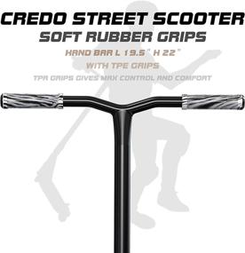 img 2 attached to 🛴 CREDO SPORT Pro Scooter Trick Stunt Scooter for Entry Level-Freestyle Kick Scooter Kids, Teens, 7+ Boys, and Girls