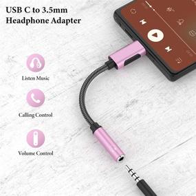 img 3 attached to 🎧 Переходник USB C к 3,5 мм APETOO: кабель для наушников для Samsung S21 Ultra, Galaxy S20 FE, Note 20 Ultra, Google Pixel